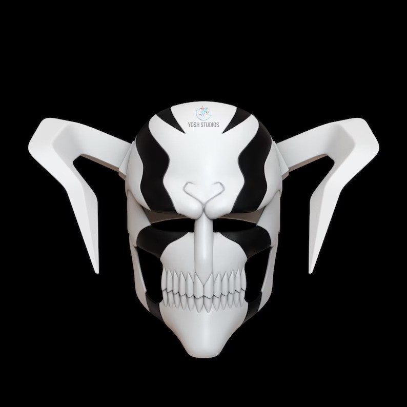 Ichigo Whole Hollow Mask 3d Print File STL – Yosh Studios
