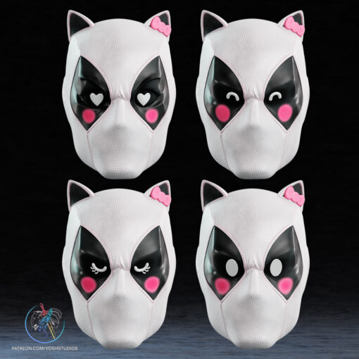 Hello Kittypool Mask 3D Printer STL File - Image 4