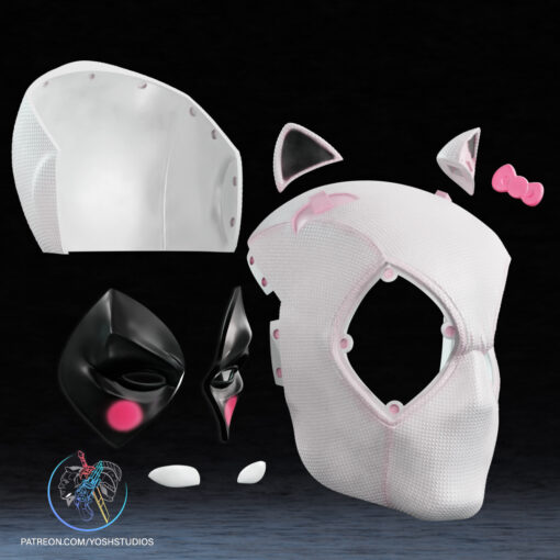 Hello Kittypool Mask 3D Printer STL File - Image 7