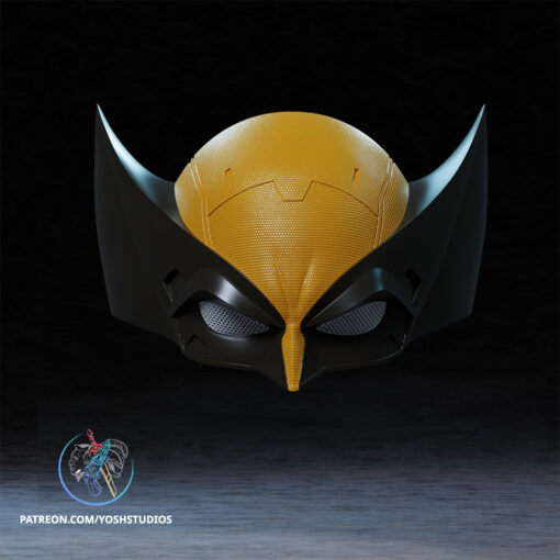 Wolverine Unused Movie Helmet 3D Print File STL