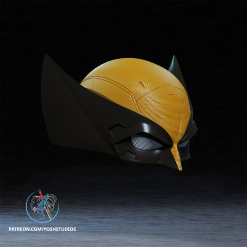 Wolverine Unused Movie Helmet 3D Print File STL - Image 2