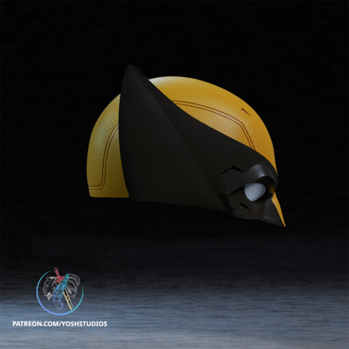 Wolverine Unused Movie Helmet 3D Print File STL - Image 3