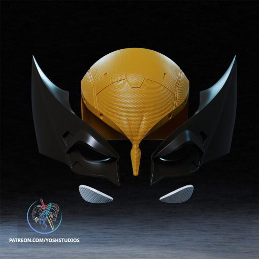 Wolverine Unused Movie Helmet 3D Print File STL - Image 5