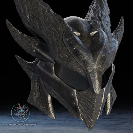 Skyrim Daedric Helmet STL 3D File - Image 2