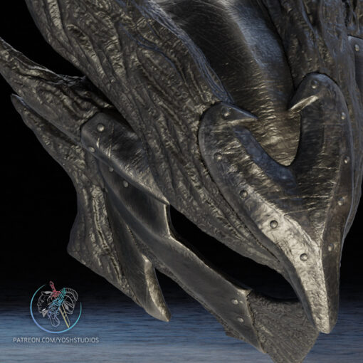 Skyrim Daedric Helmet STL 3D File - Image 4