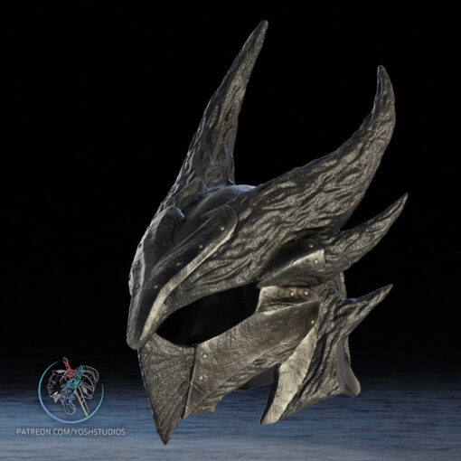 Skyrim Daedric Helmet STL 3D File - Image 5