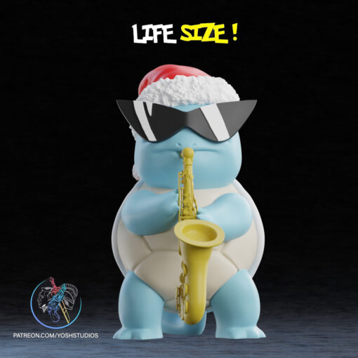 Life Size Christmas Saxophone #07 3D Printer STL File - Image 3