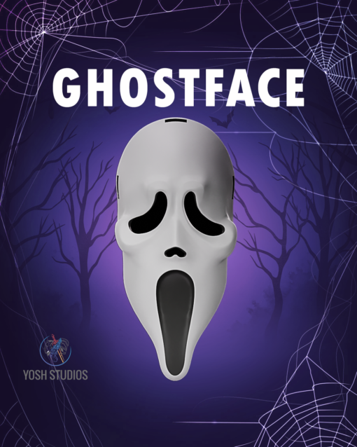 Ghost Face Mask 3D Printer File STL