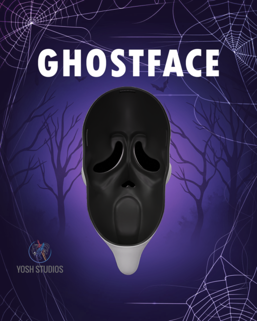 Ghost Face Mask 3D Printer File STL - Image 3