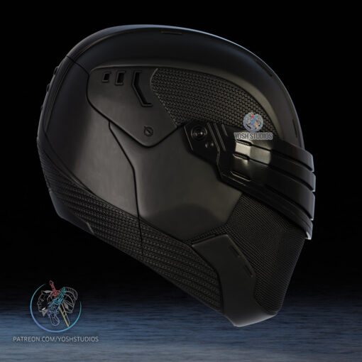 Snake Eyes 2021 Helmet 3D Printer STL File - Image 3