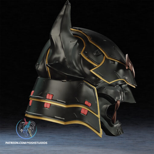 Shogun Detective Helmet 3D Print File STL - Image 2