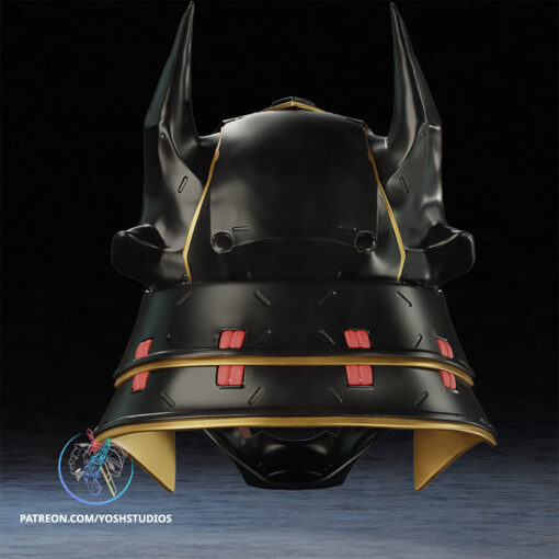 Shogun Detective Helmet 3D Print File STL - Image 3