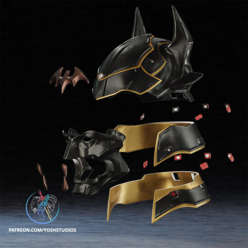 Shogun Detective Helmet 3D Print File STL - Image 5