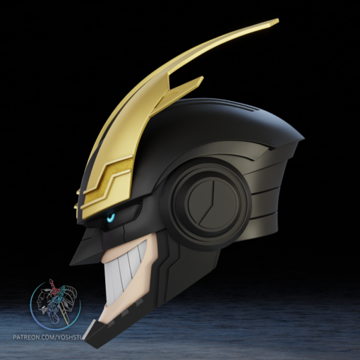 Armored Might Helmet 3D Printer STL - Image 4