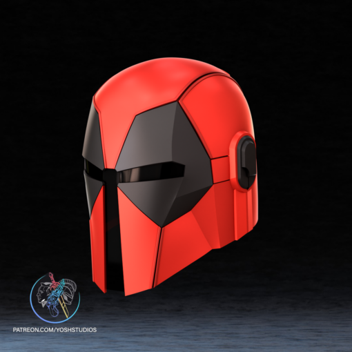 Mando Deadpool Helmet 3D Printer STL File - Image 3