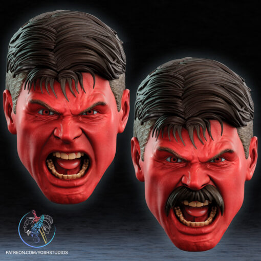 Red Hulk Mask 3D Printer STL File