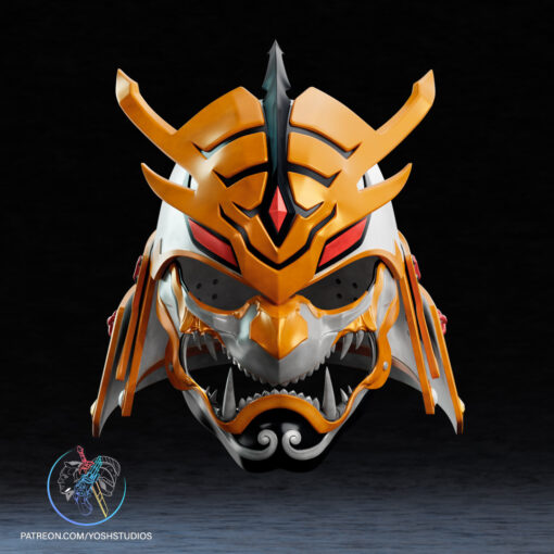 Sengoku Lord Draken Helmet 3D Print File STL