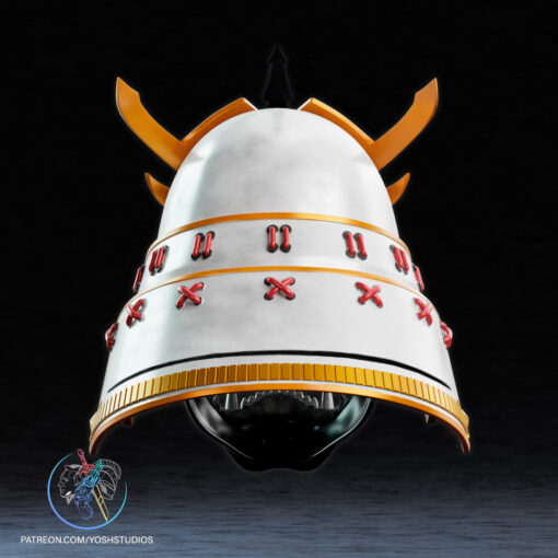 Sengoku Lord Draken Helmet 3D Print File STL - Image 4