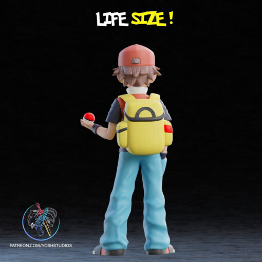 Life Size Trainer Red 3D Printer STL File - Image 6