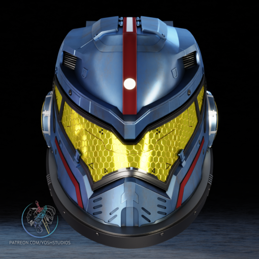 Gipsy Danger Helmet 3D Print File STL