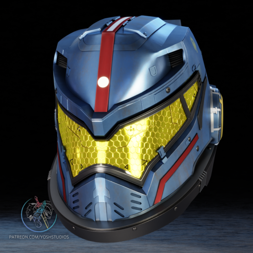 Gipsy Danger Helmet 3D Print File STL - Image 2