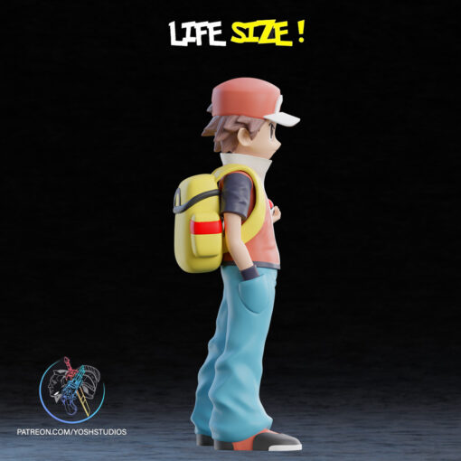 Life Size Trainer Red 3D Printer STL File - Image 5