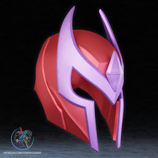 Magneto Classic Rivals Helmet 3D Printer STL File - Image 5