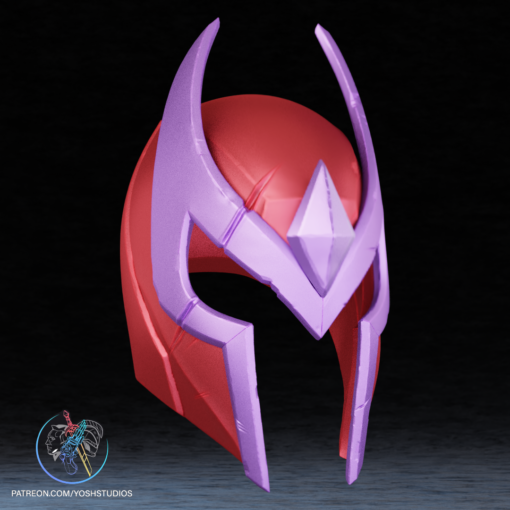 Magneto Classic Rivals Helmet 3D Printer STL File - Image 2