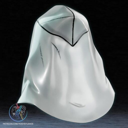 Moon Knight Marvel Rivals Helmet 3D Printer STL File - Image 4