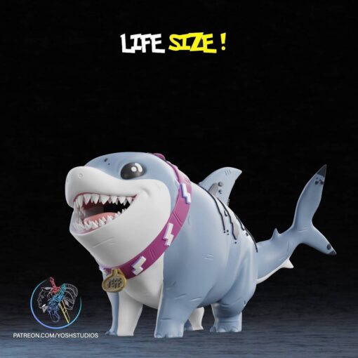 Life Size Jeff the Land Shark 3D Printer File STL - Image 3