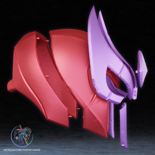 Magneto Classic Rivals Helmet 3D Printer STL File - Image 3