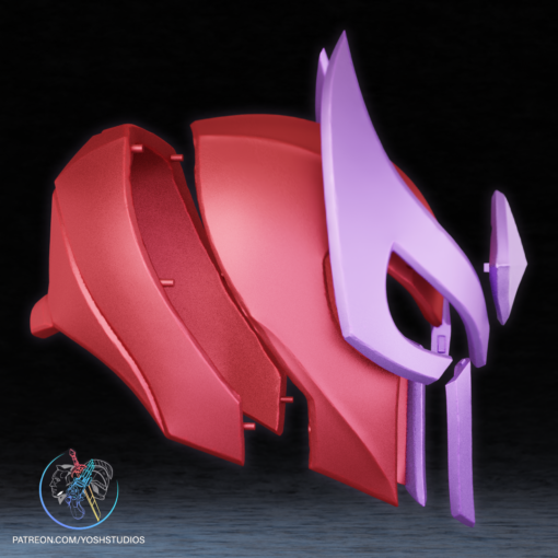 Magneto Classic Rivals Helmet 3D Printer STL File - Image 6