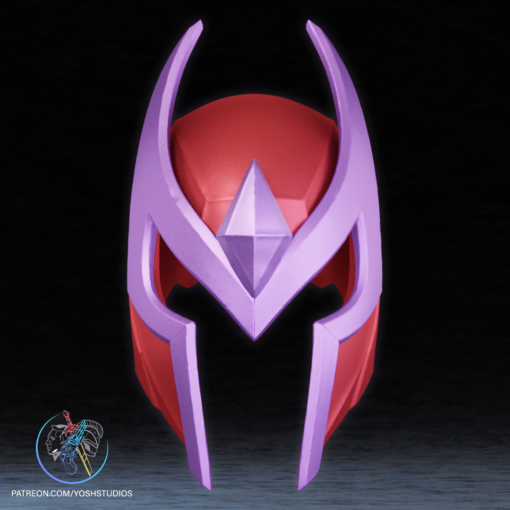 Magneto Classic Rivals Helmet 3D Printer STL File - Image 4