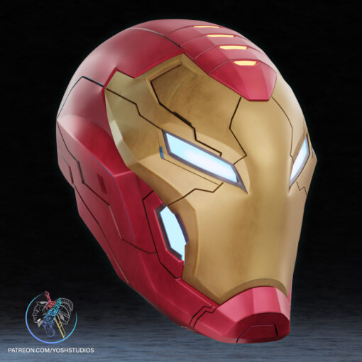 Iron Man Rivals Helmet 3D Printer File STL - Image 2