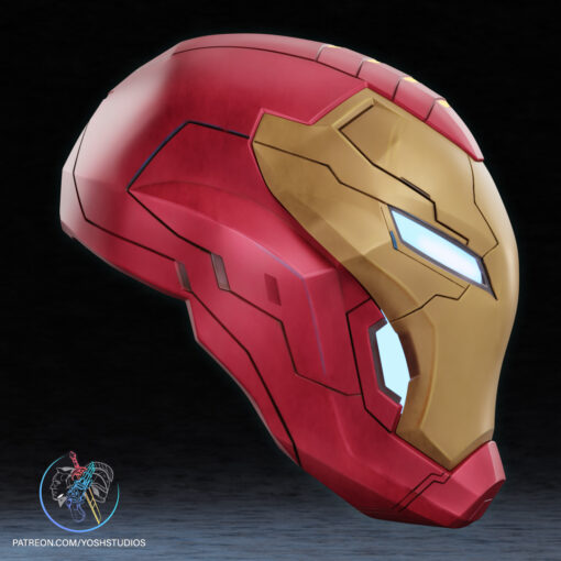 Iron Man Rivals Helmet 3D Printer File STL - Image 3