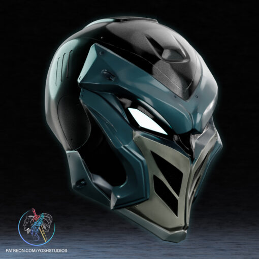 Moon Knight Marvel Rivals Helmet 3D Printer STL File - Image 6