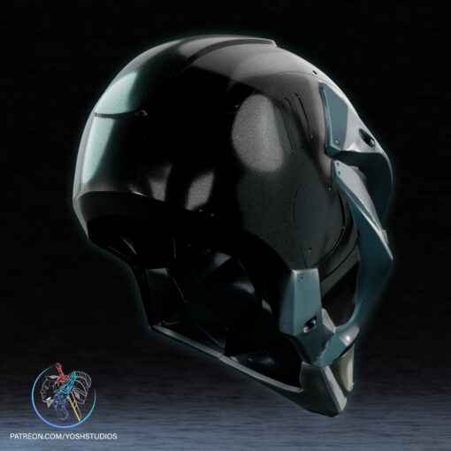 Moon Knight Marvel Rivals Helmet 3D Printer STL File - Image 8