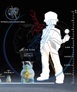 Alternative view of Life Size #0007 3D Printer STL File