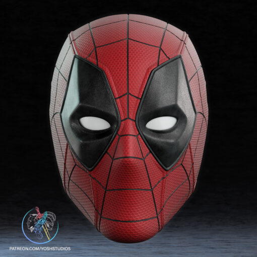 Spider-Pool Helmet 3D Printer STL File