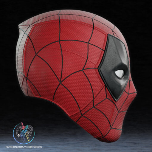 Spider-Pool Helmet 3D Printer STL File - Image 4