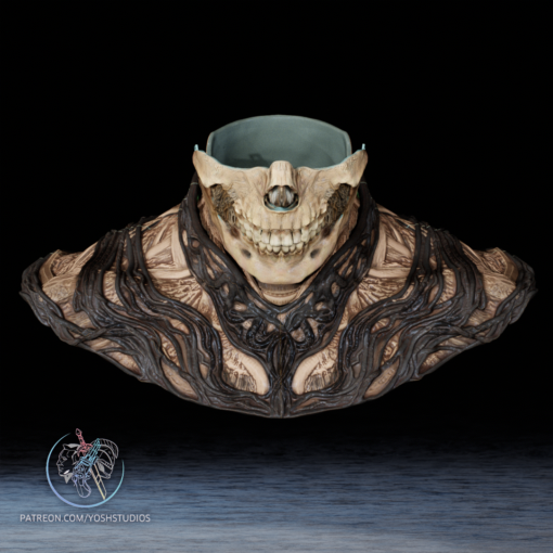 Lady Death Mask 3D Printer STL File - Image 2