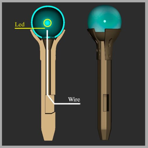 Jayce Corrupted Hammer 3D Printer STL File - Image 10