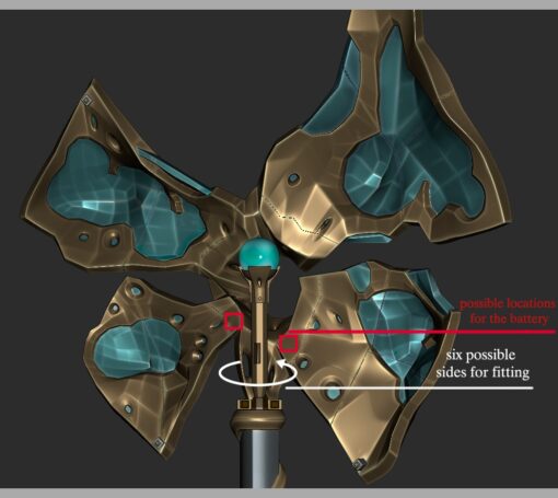 Jayce Corrupted Hammer 3D Printer STL File - Image 11