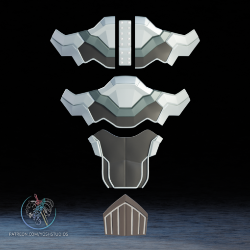 Moon Knight Rivals Armor 3D Printer File STL - Image 17