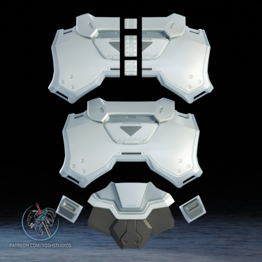 Moon Knight Rivals Armor 3D Printer File STL - Image 23