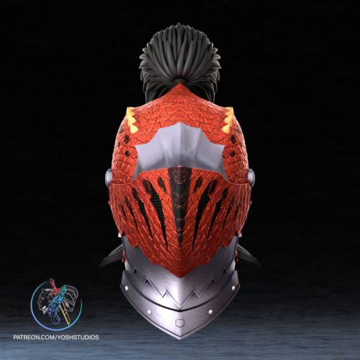 Monster Hunter Anjanath Helmet 3D Printer STL File