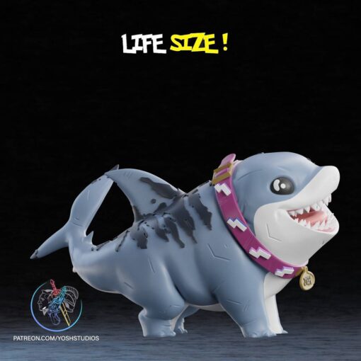 Life Size Jeff the Land Shark 3D Printer File STL - Image 5