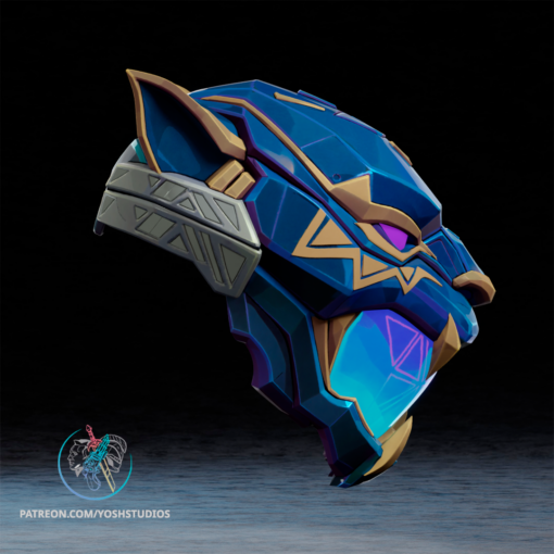 Black Panther Rivals Helmet 3mf File - Image 3