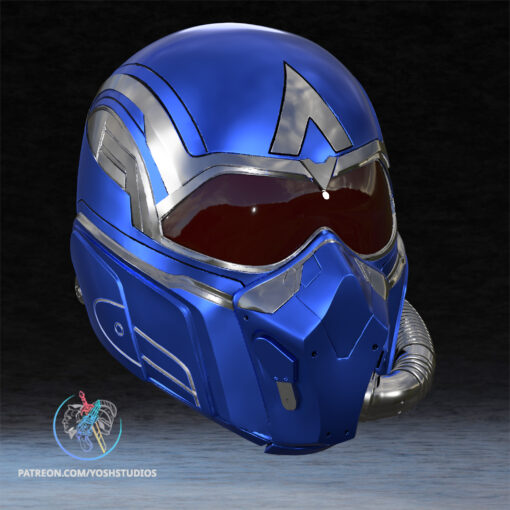 Captain America 4 Hypersonic Mask 3D Printer STL File - Image 5