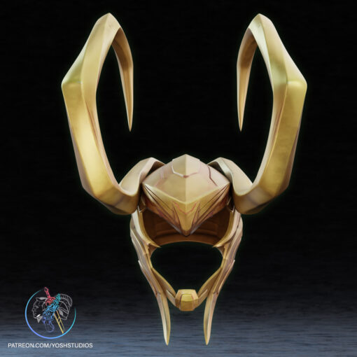 Loki Rivals Helmet 3D Printer STL File